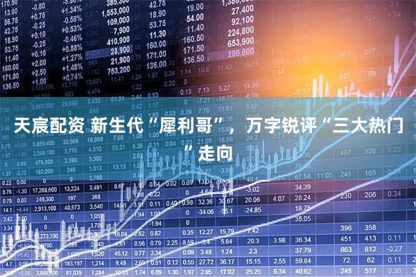 天宸配资 新生代“犀利哥”，万字锐评“三大热门”走向